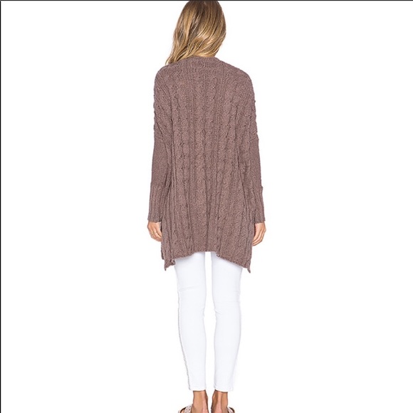 Free People Mushroom easy v neck cable sweater - Picture 3 of 8